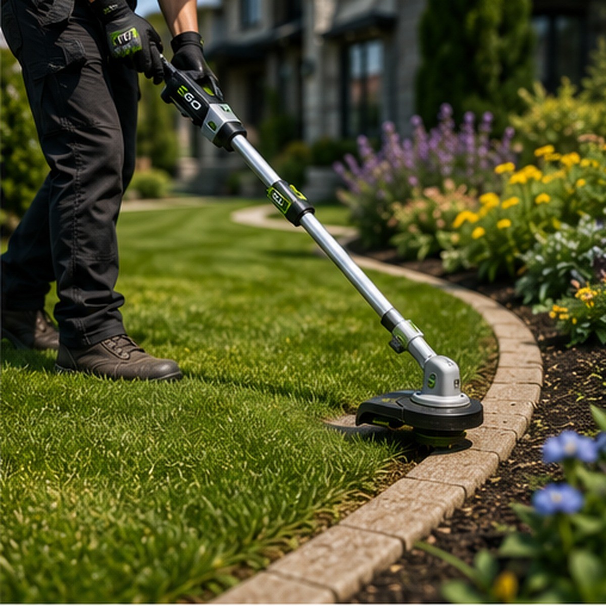 Trimming and edging detail